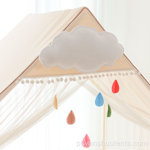 Tenda Infantil com Cama de Algodão e Lona Interior